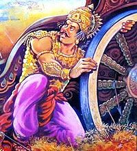 कर्ण का काल्पनिक चित्र