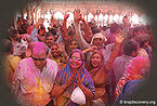 होली, राधा रानी मन्दिर, बरसाना Holi, Radha Rani Temple, Barsana