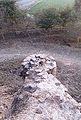 अशोककालीन स्तम्भ के अवशेष